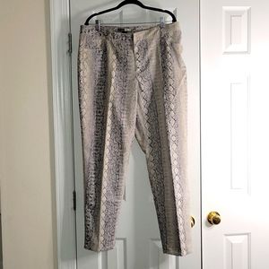 Focus Lifestyle Snakeskin Pants Size 16